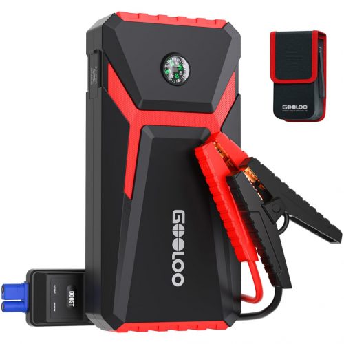  GOOLOO 2000A Powerbank con avviamento per 6.0L Benzina 4.0L Diesel 12V LED