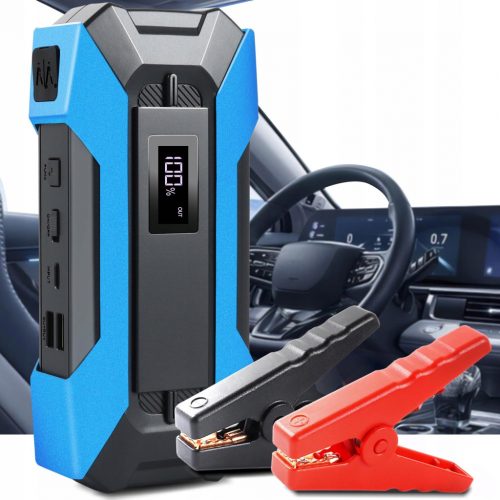  LANBLU Auto Powerbank Jump Starter Cavi 2000A Booster LED 12V 7.5L Diesel