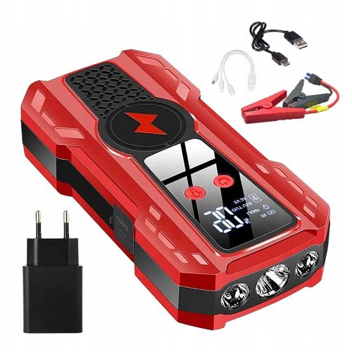  AVVIATORE DI SALTO BOOSTER PER AUTO BATTERIA AVVIAMENTO 6000MAH 500A