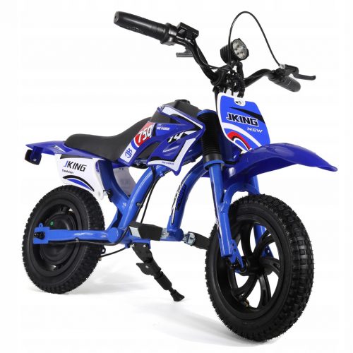  Moto elettrica JKing 6V, moto per bambini con faro blu