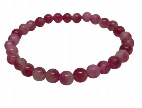  BRACCIALE IN PIETRA TORMALINA ROSA 0,6 cm