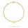  BELLISSIMO BRACCIALE A CUORE IN ORO 585 14k