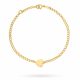  BELLISSIMO BRACCIALE A CUORE IN ORO 585 14k