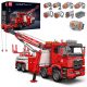  Mould King 17027 Technic Rosso RC Building Blocks Modello di camion dei pompieri di salvataggio