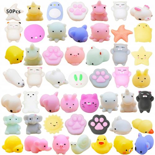  50 pezzi di giocattoli Squishy Mochi Squishies antistress