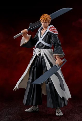  Bleach: Figura d'azione millenaria della Guerra Sanguinaria SH Figuarts Ichigo Kurosaki