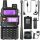  BAOFENG UV-5R 8W PMR FM WALKIE TALKIE RADIOTELEFONO + CORNETTA