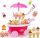  CARRELLO NEGOZIO GELATERIA PASTICCERIA SUONO LED 39 ELEMENTI PER BAMBINI