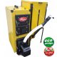  Stufa Woźny Junior a doppia funzione con serbatoio in acciaio per bricchette, legna, carbone ecologico, carbone fine, pellet, lignite, carbon fossile 18 kW