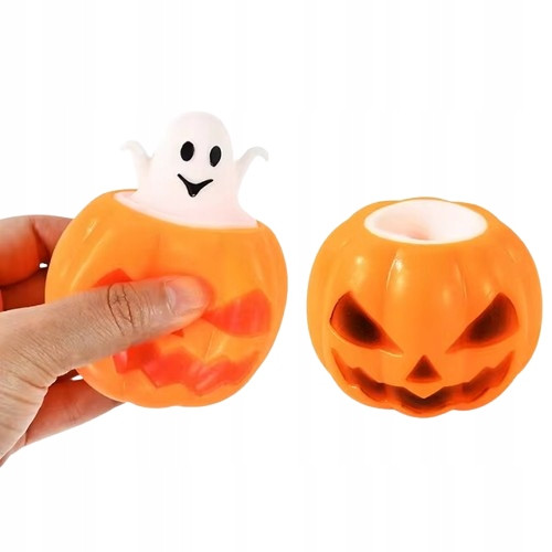  GIOCATTOLO ANTISTRESS HALLOWEEN FANTASMA DELLA ZUCCA ZUCCA 2 PZ