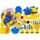  Set di pentole in plastica Pentole per piccoli chef