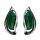  CLIP IN ARGENTO CON MALACHITE K438