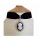  GIROCOLLO DA DONNA VINTAGE VINTAGE NERO HALLOWEEN S 388