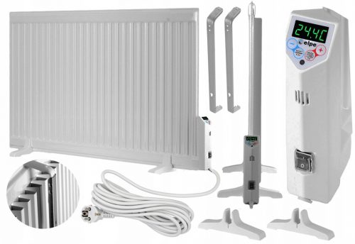  RADIATORE ELETTRICO A PANNELLO OLIO 2000 W ECO BIANCO LCD 114 CM x 60 CM