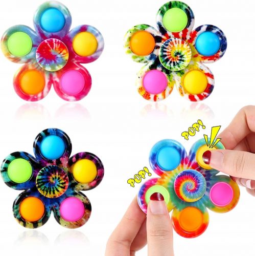  4 PEZZI FIDGET SPINNER GIOCATTOLI POP IT ADHD SENSORIALI PER BAMBINI