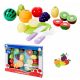  SET TAGLIO FRUTTA GIOCATTOLO PORTAPOSATE FRUTTA CON VELCRO 21 pz