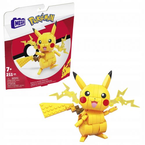  Mega Construx Costruisci ed esponi Pokémon: Pikachu GKY95