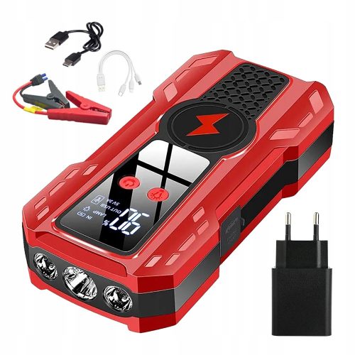  JUMP STARTER POWERBANK DISPOSITIVO DI AVVIAMENTO BOOSTER TORCIA 6000mAh 500A