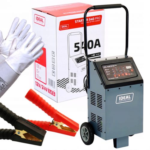  STARTER 540 PRO Raddrizzatore STD/GEL/AGM/Litio 12/24V IDEAL 540A