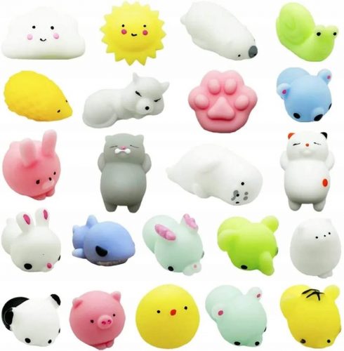  SET GIOCATTOLI ANTISTRESS GNIOTEK MOCHI SQUISHY PER BAMBINI