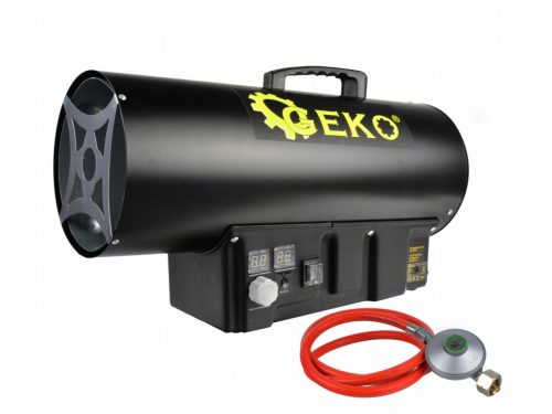  RISCALDATORE A GAS CON TERMOSTATO 40kW SOFFIANTE 1000m3/h RIDUTTORE TUBO **GEKO