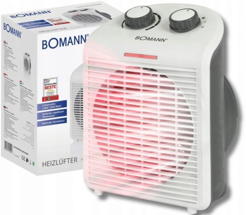  VENTILATORE, RISCALDATORE FARELKA, riscaldatore elettrico, Bomann HL CB