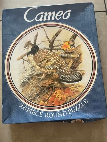  Teile Bitar Ruffed Grouse Cameo grouse 500 puzzle rotondo