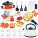  Accessori cucina per bambini Set portafrutta e portavivande 47 elementi