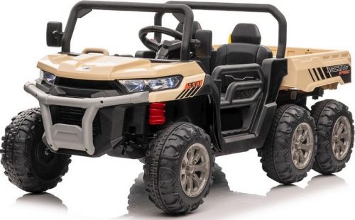  AUTO JEEP OFF-ROAD 6 RUOTE BATTERIA 24V 2x200W TELECOMANDO