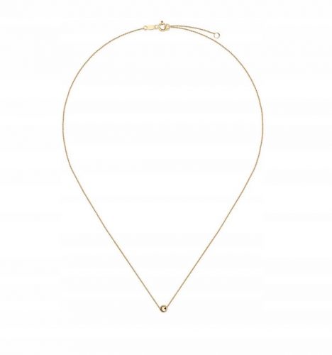  Collana minimalista in oro, pallina liscia, piccola Verona CA194272