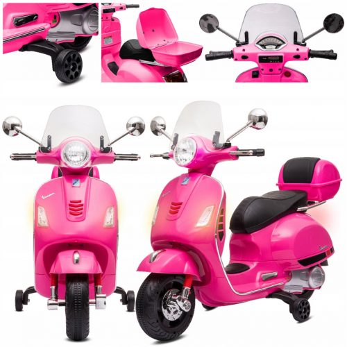  Scooter Vespa cavalcabile con batteria, custodia MP3 microSD Sun Baby