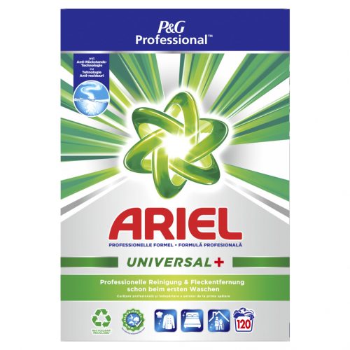  Ariel Professional Universal+ Detersivo in polvere 120 lavaggi 7,20 kg