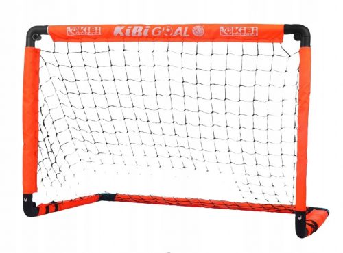  KiBI GOALPorta da calcio per bambini 90 x 60, arancione, PIEGHEVOLE