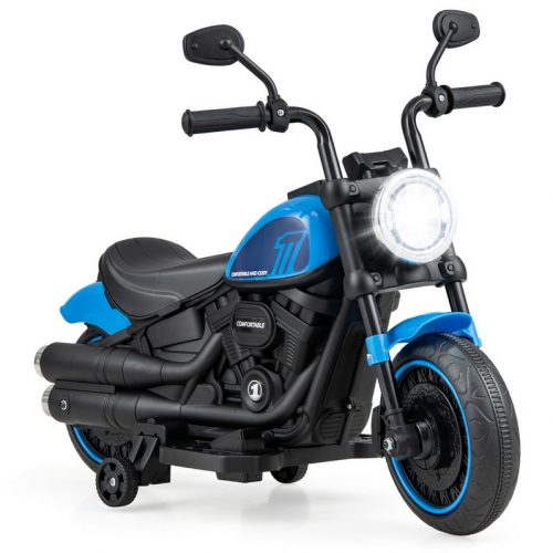  Motocicletta per bambini Giocattolo Costway Blue Moto fino a 25 kg