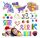  SET GIOCATTOLI ANTISTRESS FIDGET TOYS BUBBLE 40 pz