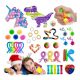  SET GIOCATTOLI ANTISTRESS FIDGET TOYS BUBBLE 40 pz