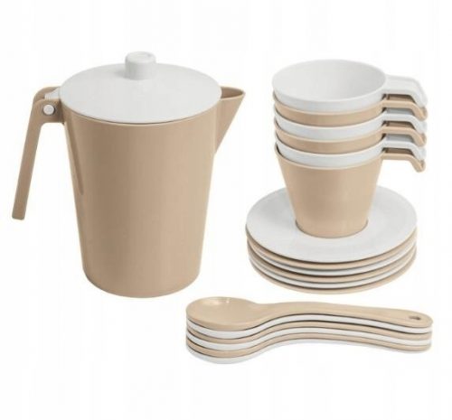  SET UTENSILI CAFFÈ BAMBINI BEIGE 19 EL WADER