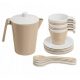  SET UTENSILI CAFFÈ BAMBINI BEIGE 19 EL WADER