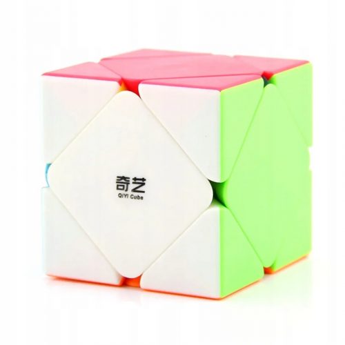  Cubo logico QiYi QiCheng Skewb 3x3 + supporto