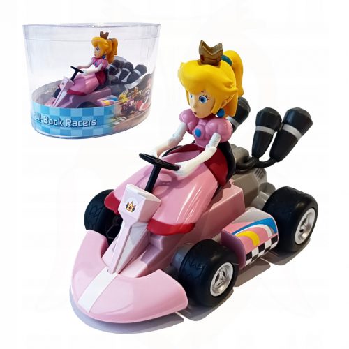  Personaggio della Principessa Peach di Super Mario Kart con Mariokart arretrabile