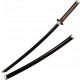  Spada da guerriero pieghevole nero rosa katana pieghevole retrattile 105 cm 1 pz