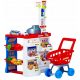  Registratore di cassa per bambini del negozio supermercato + cestino per carrello con accessori grande