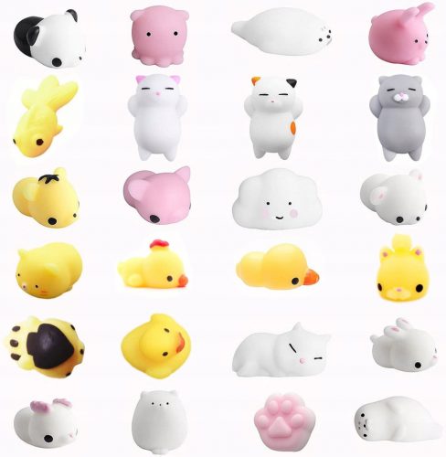  24 pezzi di giocattoli Squishy Mochi Squishies antistress