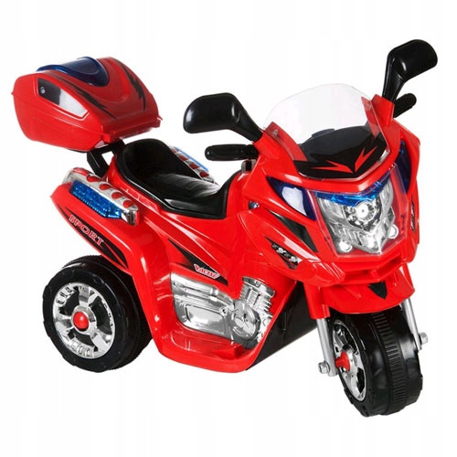  Motor Kids World Rosso fino a 25 kg