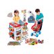  GRANDE SUPERMERCATO DI GIOCATTOLI PER BAMBINI CON CARRELLO E ACCESSORI SCANNER CASSA