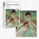  Puzzle con un'immagine: Una giovane madre cuce - Cassatt (60 pezzi)