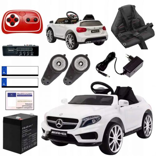  Mercedes GLA45 AMG Bianca Auto a batteria per un anno