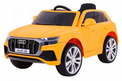  Audi Q8 Sollevatore a batteria per bambini Giallo EVA Telecomando Free Start MP3