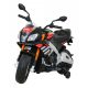  MOTO APRILIA TUONO V4 A BATTERIA PER BAMBINI, NERO + PANNELLO MP3 + RUOTE