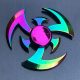  Fidget Spinner arcobaleno in metallo